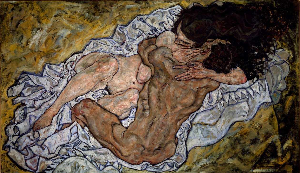 De Omhelzing door Egon Schiele