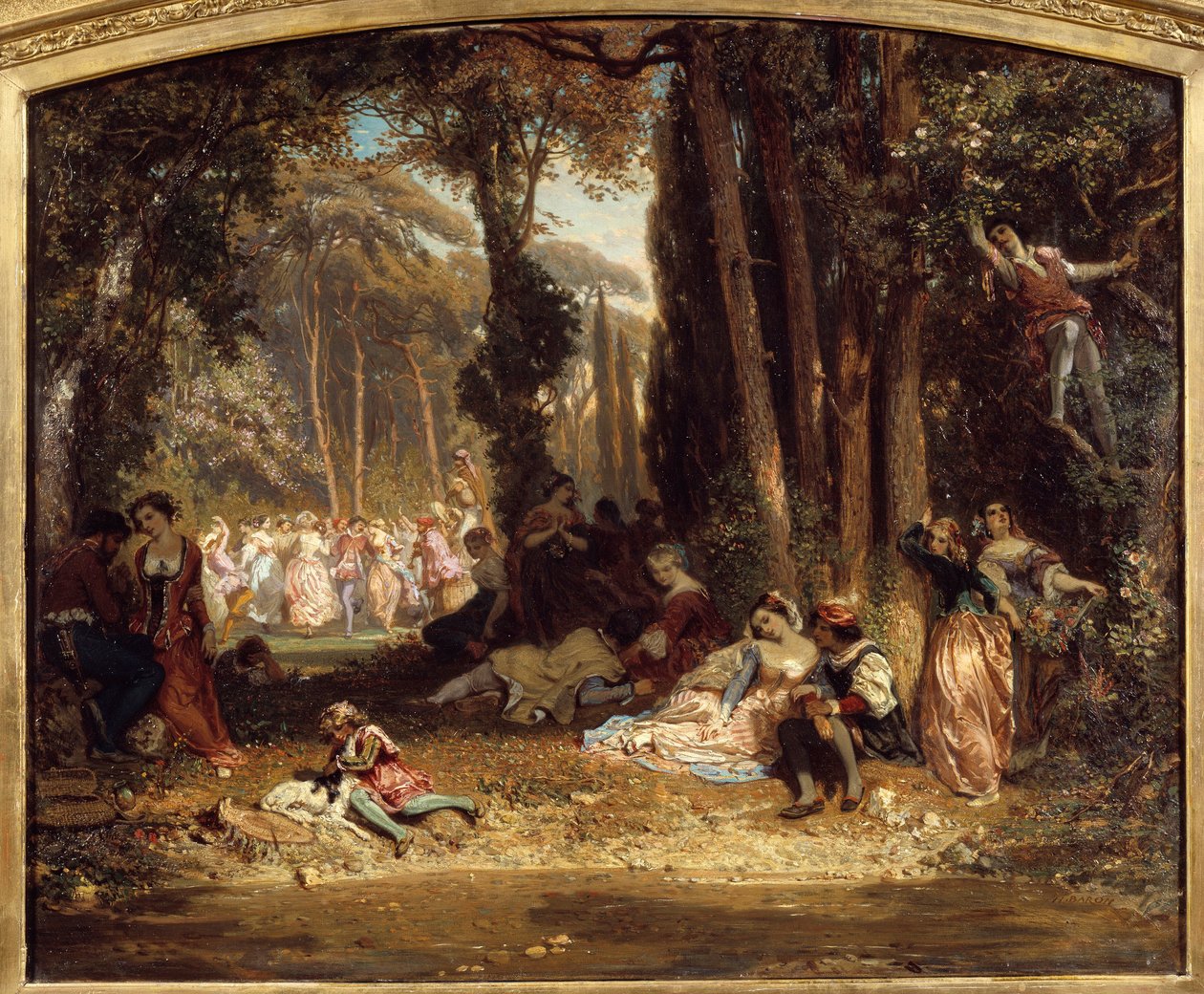 Lentefeest in Toscane door Henri Baron