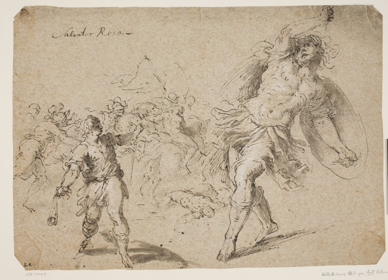 David en Goliath door Jacopo Palma
