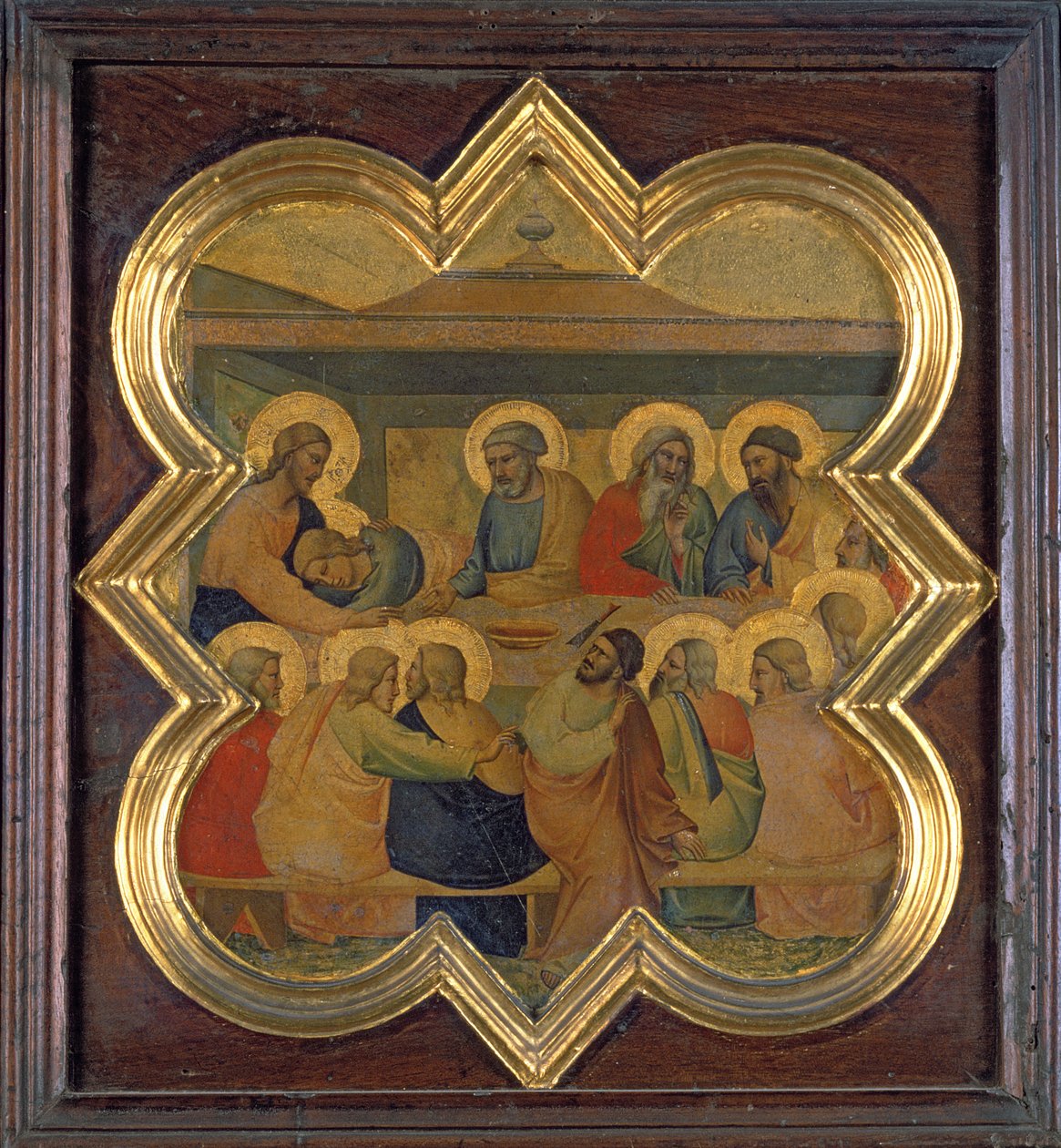 Het Laatste Avondmaal door Taddeo Gaddi