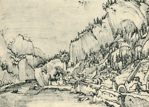 Uitzicht op Sarmingstein aan de Donau, 1511, 1943