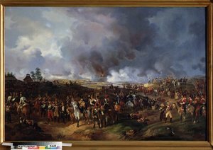 De Slag der Naties bij Leipzig (Duitsland), oktober 1813