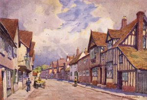De oude Moot Hall, Sudbury, Suffolk