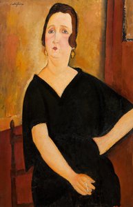 Madame Amédée Vrouw met Sigaret, 1918