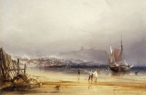 Kasteel van Scarborough vanuit het Zuiden, 1838