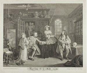 Plaat drie, uit Marriage à la Mode