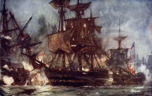 De Majestic bij de Slag bij de Nijl, 1798