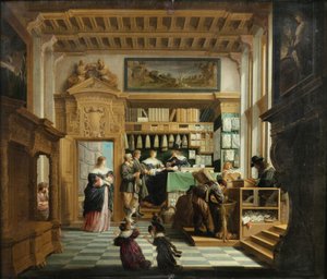Het advocatenkabinet door Dirck van Delen