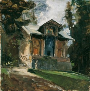 Het atelier van de schilder Heinrich von Angeli in de Reichenau