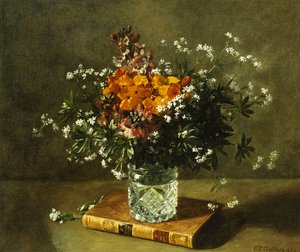 Een bloemstilleven, 1872