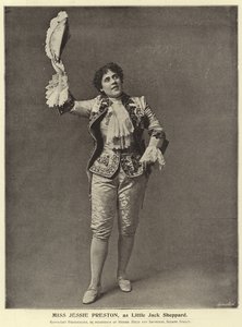 Mevrouw Jessie Preston, als Little Jack Sheppard