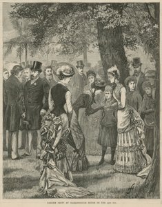 Tuinfeest in Marlborough House op 23 juli 1883