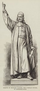 Standbeeld van Richard Baxter, de puriteinse godgeleerde, in Kidderminster