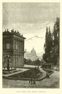Uitzicht vanuit de Boboli-tuinen