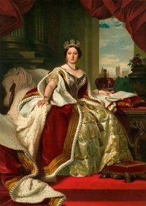 Hare Majesteit De Koningin in Haar Staatsgewaden, 1859, ca. 1897