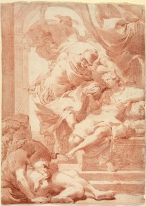 Odysseus voor Circe, Mercurius achter