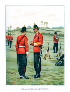 De 43e Oxfordshire Lichte Infanterie, ca. 1890