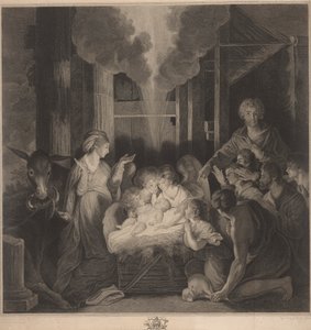 Het herdersoffer: Westelijk raam van de kapel, New College Oxford