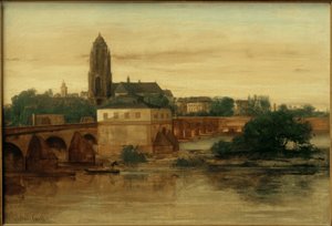 Uitzicht op Frankfurt am Main