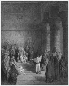 Gustave Dore Bijbel: Jozef interpreteert de droom van de farao