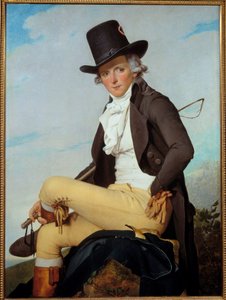 Portret van Pierre Seriziat, de zwager van de kunstenaar