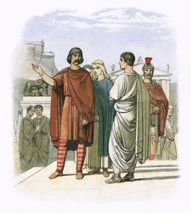 Caractacus in Rome in AD 52