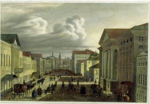 De Tverskaya Straat in Moskou