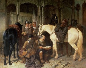 Roundheads in een Arundel Kerk