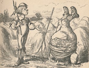 De jongeling die met zijn vader praat, die een handstand doet, 1889