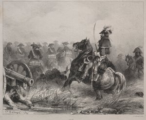 Cavaleriescène, 1836