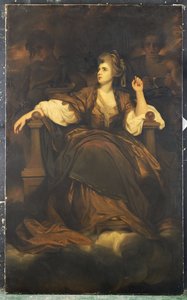 Mevrouw Siddons als "De tragische muze"