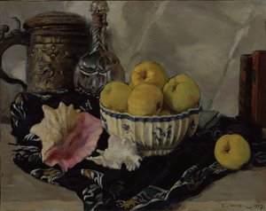 Stilleven. Schelp en appels, 1917