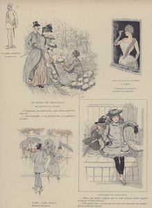 Illustratie voor Paris Brillant (gekleurde litho)