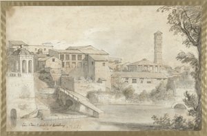 Tibereiland met het klooster van San Bartolommeo