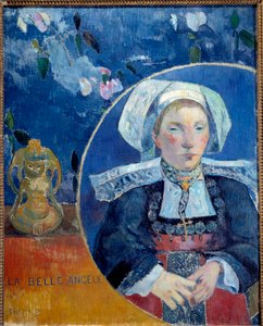 Portret van de mooie Angele, een Bretonse in traditionele klederdracht