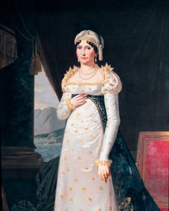 Portret van Laetitia Bonaparte (Letizia Maria Ramolino) (1750-1836), moeder van Napoleon Bonaparte (detail). Schilderij door Robert Lefevre (1755-1830) Museo Napoleonico, Rome