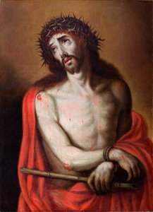Parochiemuseum. Schilderij. Ecce homo. Madrileense school. Olieverf op doek. 17e eeuw.
