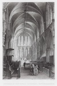Interieur van Southwell Cathedral, Nottinghamshire
