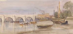 Westminster Bridge vanaf de Lambeth Shore