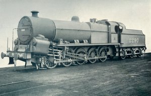 Een opmerkelijke locomotief op de Midland, 1922
