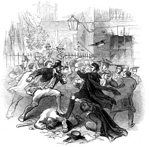 Gown en town ruzie, Oxford, 15 november 1845