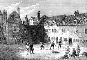 Racquet Court, de Marshalsea gevangenis, 19e eeuw