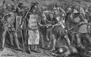 Overgave van de Koning van Frankrijk bij Poitiers, september 1356, ca. 1880