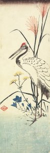 (Pampasgras, Patrinia, Chinese klokbloem en een kraanvogel), 1830-1858