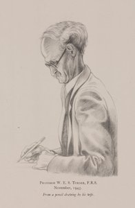 Professor W E S Turner, november