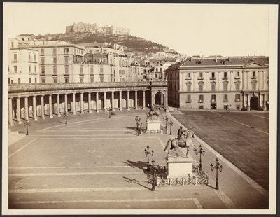 Napels, Largo Palazzo door Giorgio Sommer