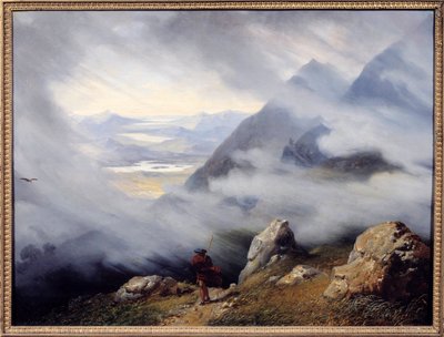 Landschap van Schotland door Jean Bruno Gassies