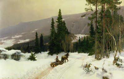 Winter door Nils Hansteen
