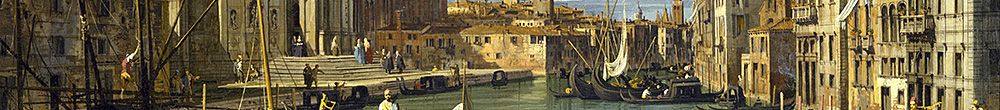 De Ingang van het Grote Kanaal, Venetië (Giovanni Antonio Canal)